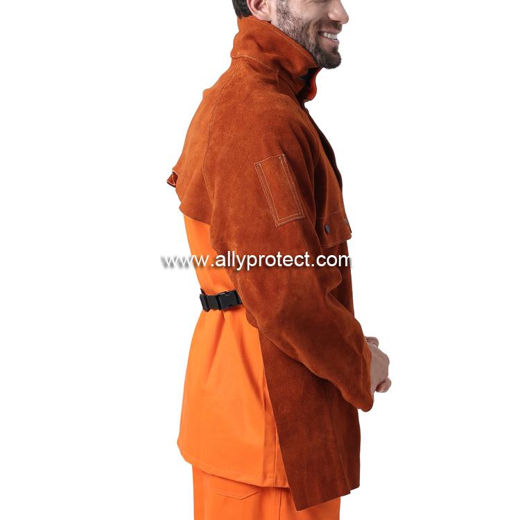 AP-7188/7189 金黃色開背式焊服及圍身