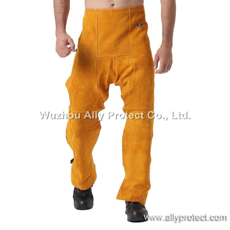 AP-2042 Golden Leather Welding Chap